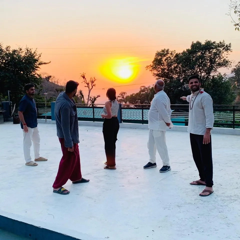 Sunset session on the rooftop