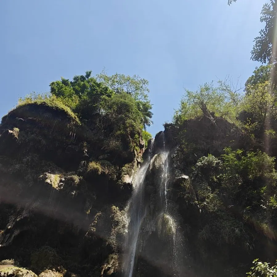 Waterfall near Tapovan